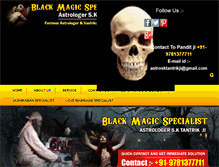 Tablet Screenshot of blackmagicspecialistinindia.com